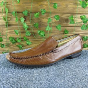 Steve Madden‎ Men's Deucce Loafer Brown Leather Sz 10 Medium (D, M) Gently Used